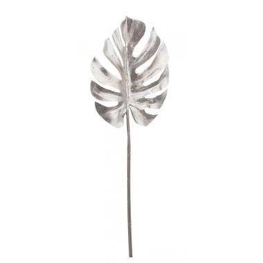 Fiore Natale Foglia Filodendro Oro Champagne Lucida cm.70 |Bizzotto