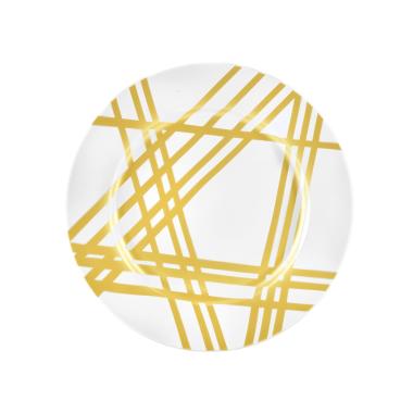 Piatto Tavola Porcellana Fade Piano cm.30 Graphique |Fade