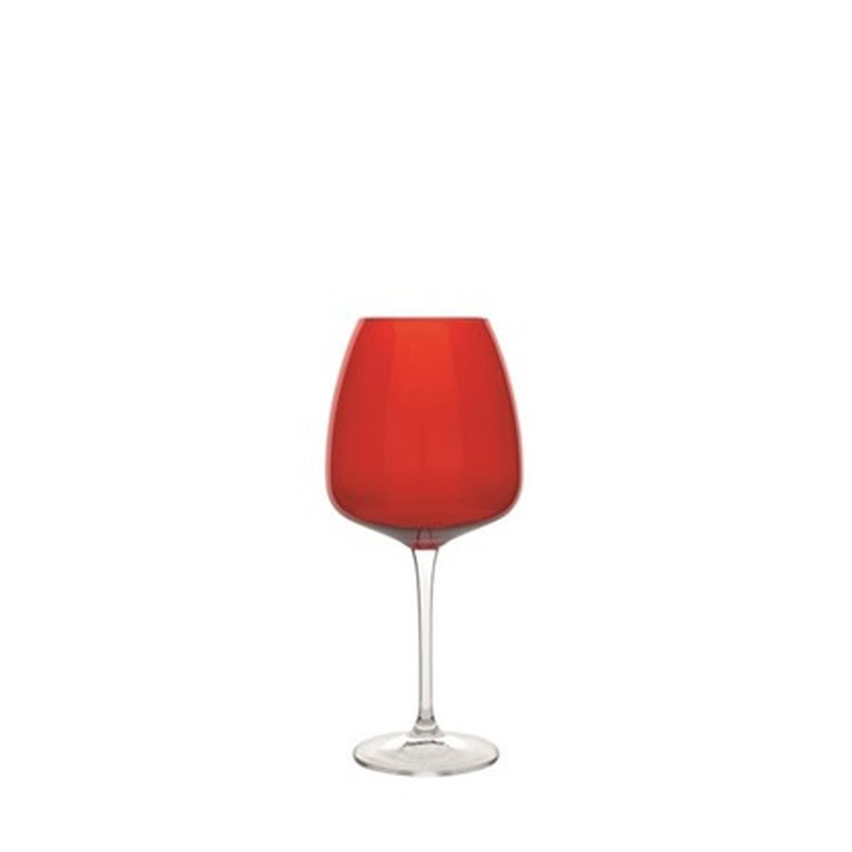 Bicchieri Vetro Set pz.6 Calice Vino Passion ml.770 |Fade