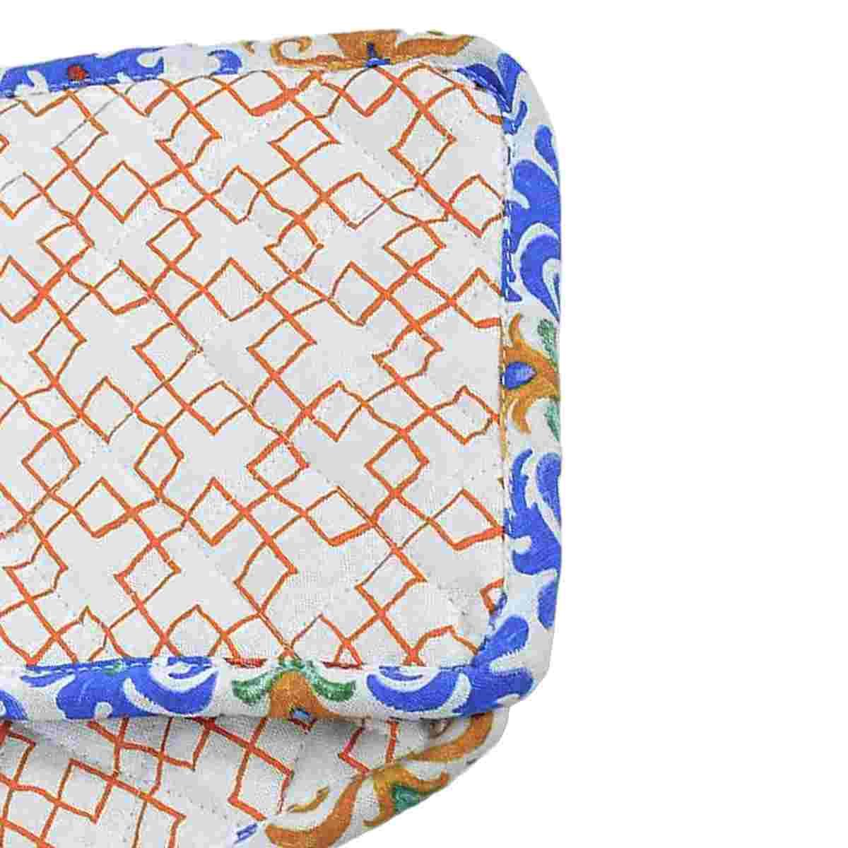 Presina Cotone Fantasia Rombi cm.18x18 Set pz.2 | Montemaggi