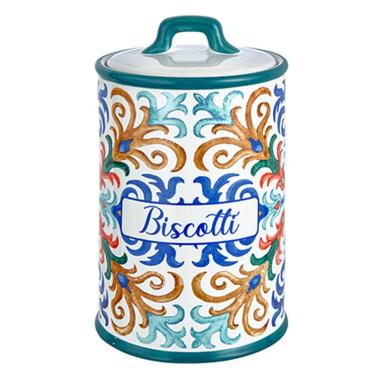 Biscottiera Ceramica Stoneware Capri cm.13xh21 | Montemaggi