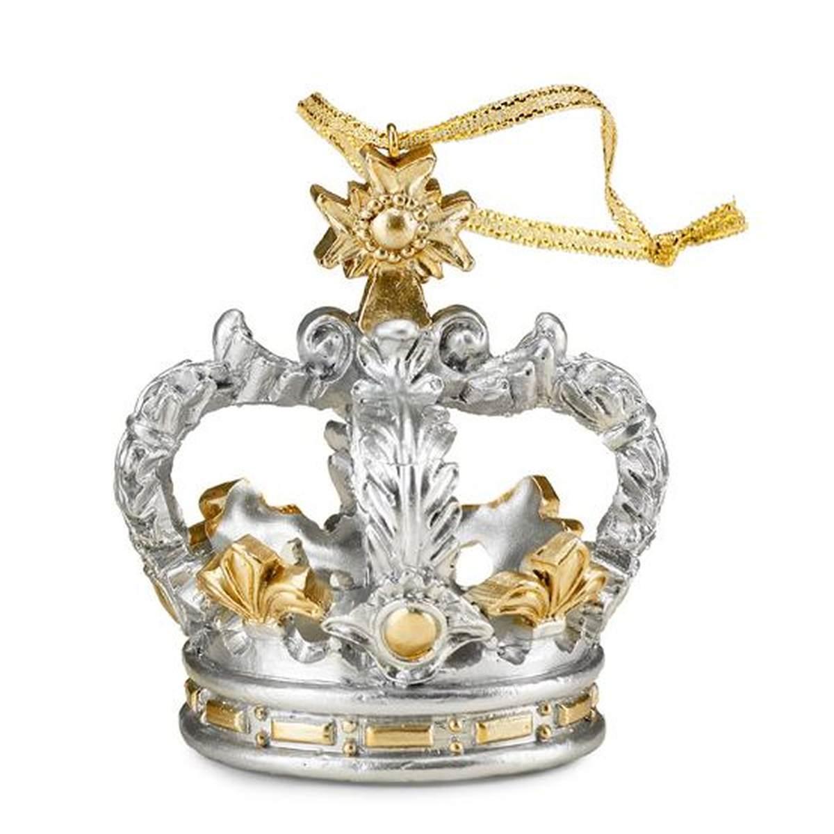 Corona Argento da Appendere cm.6,5x8 |Fade