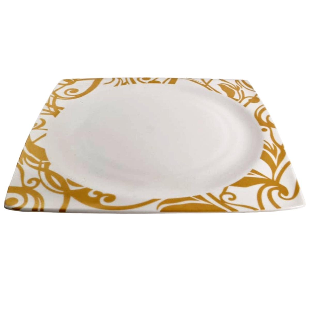 Piatto Tavola Porcellana Fade Quadrato cm.32x32 Aspendos |Fade