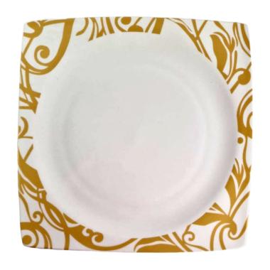 Piatto Tavola Porcellana Fade Quadrato cm.32x32 Aspendos |Fade