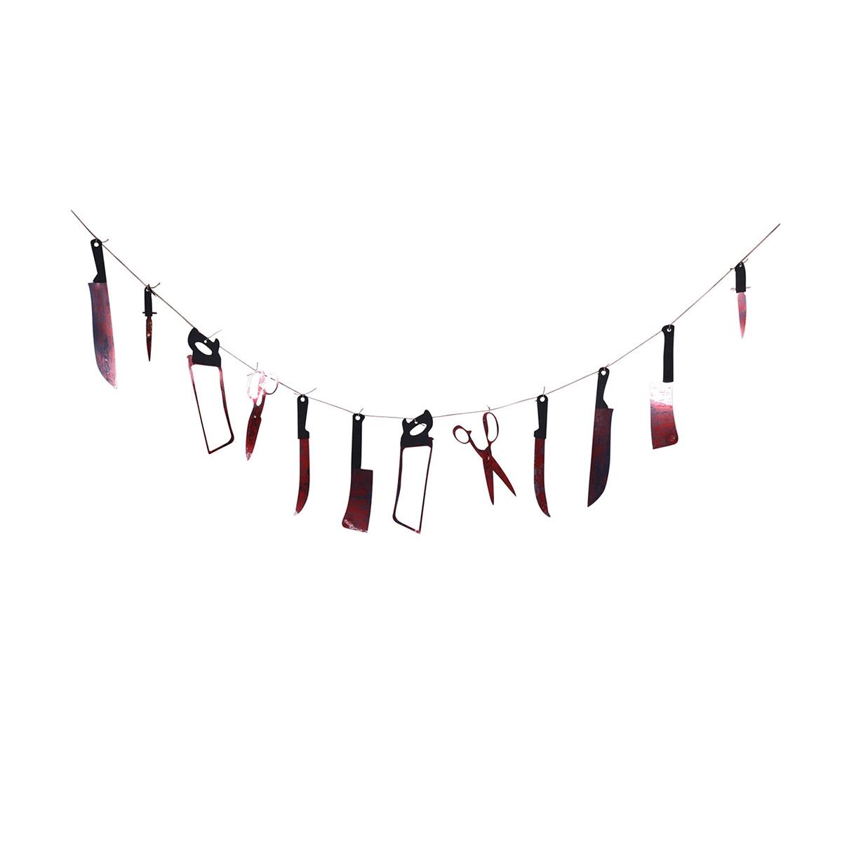 Festone Halloween con Atrezzi Sanguinanti cm.200 |Fyasa