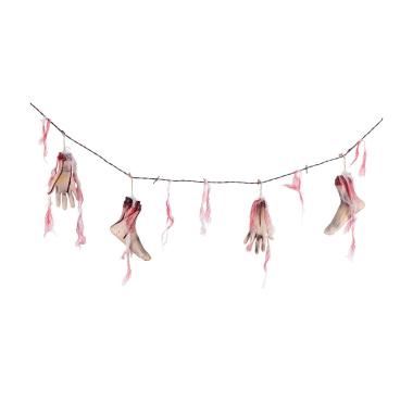 Festone Halloween con Parti Umane Insanguinate cm.270 |Fyasa