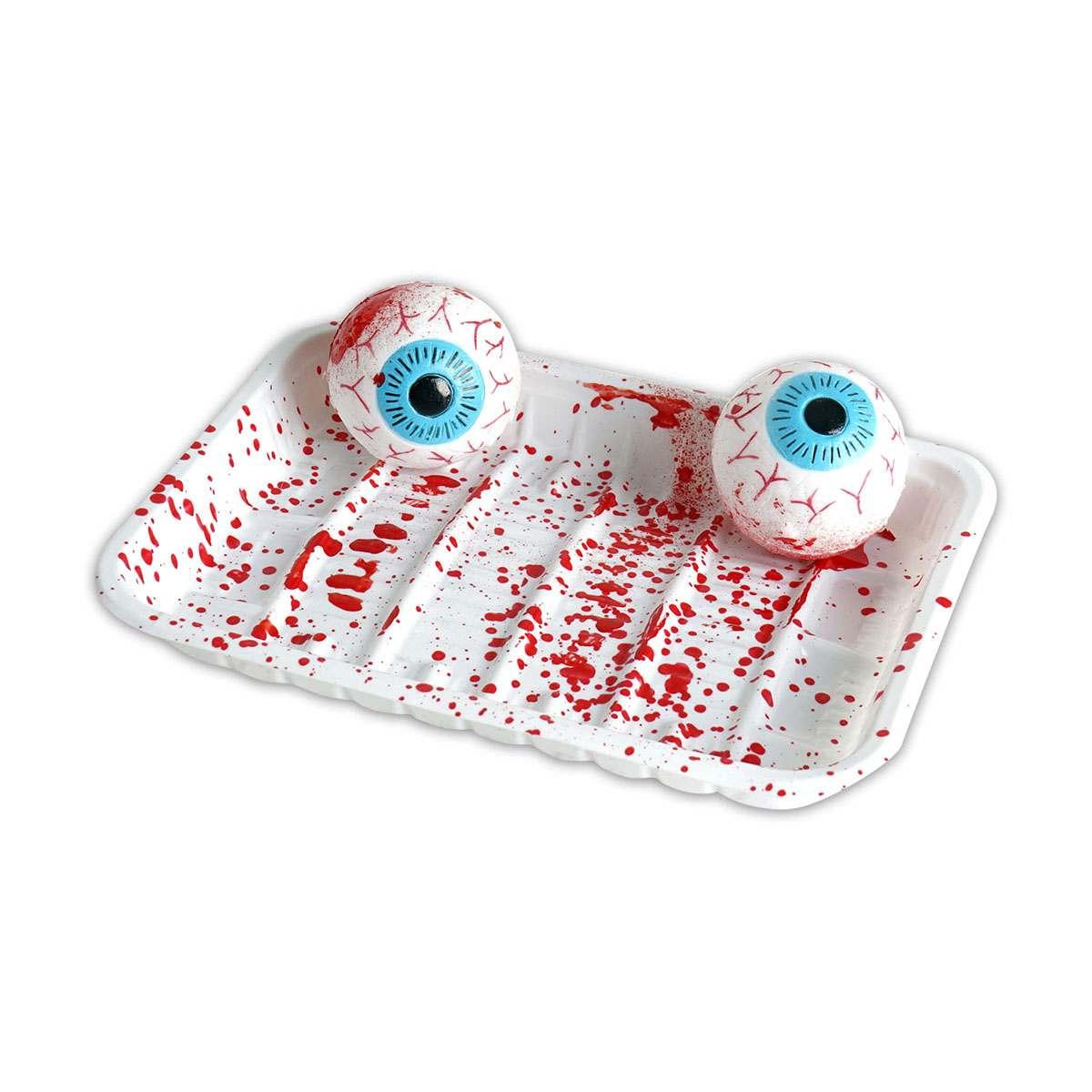 Vassoio con Occhi Insanguinati cm.18x13x5 |Carnival Toys