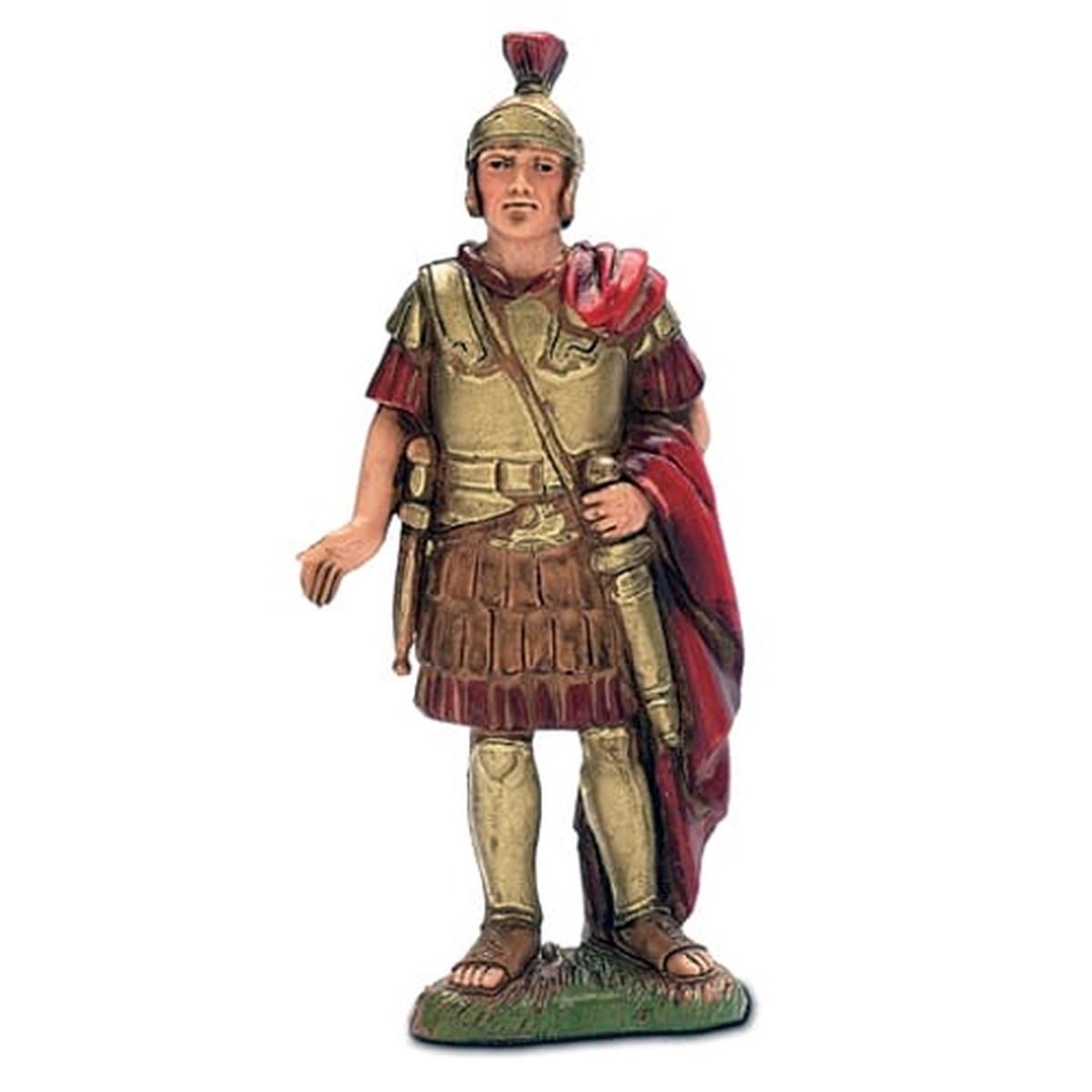 Statua presepe 10 cm soldato romano centurione con mantello