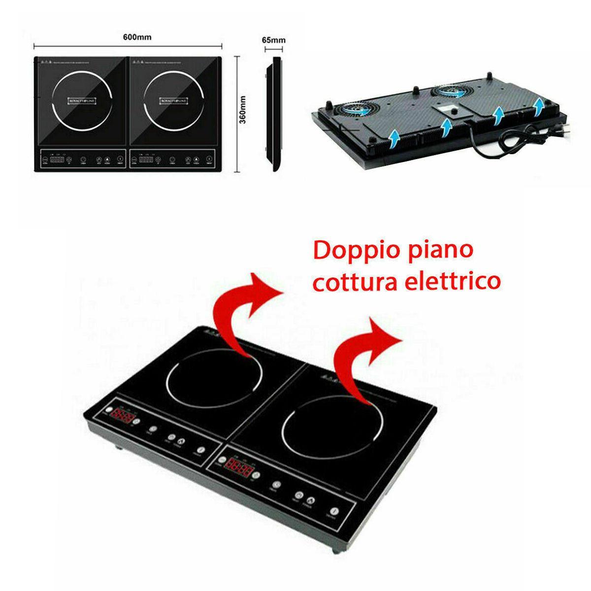 Piastra Elettrica Induzione 2 Posti Girmi 2000W | DCG