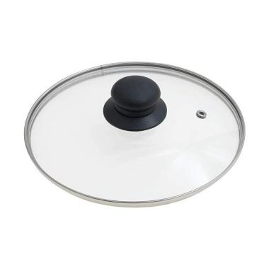 Coperchio Vetro cm.18 Pomello Nero | Tomatto