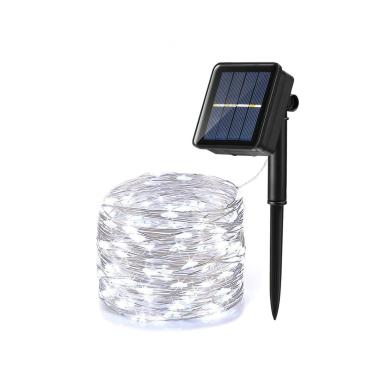 Luci Natale esterno LED 300 Micro Bianco Freddo con Giochi Luce Solare mt.30 |New Power