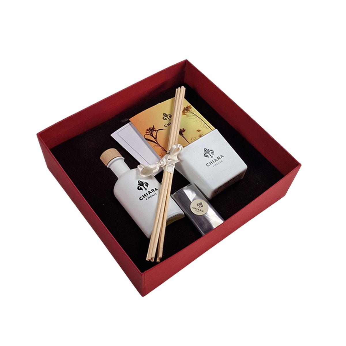 Profumatore Ambiente Chiara Diffusore con Candela Ambra ml.100 |Chiara Firenze