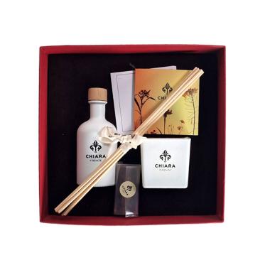 Profumatore Ambiente Chiara Diffusore con Candela Ambra ml.100 |Chiara Firenze