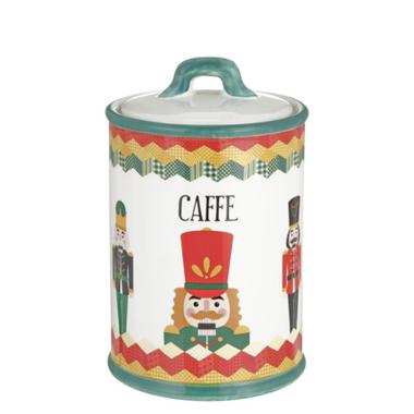 Barattolo Ceramica Stoneware Schiaccianoci CaffÃƒÂ¨ cm.16 |Montemaggi