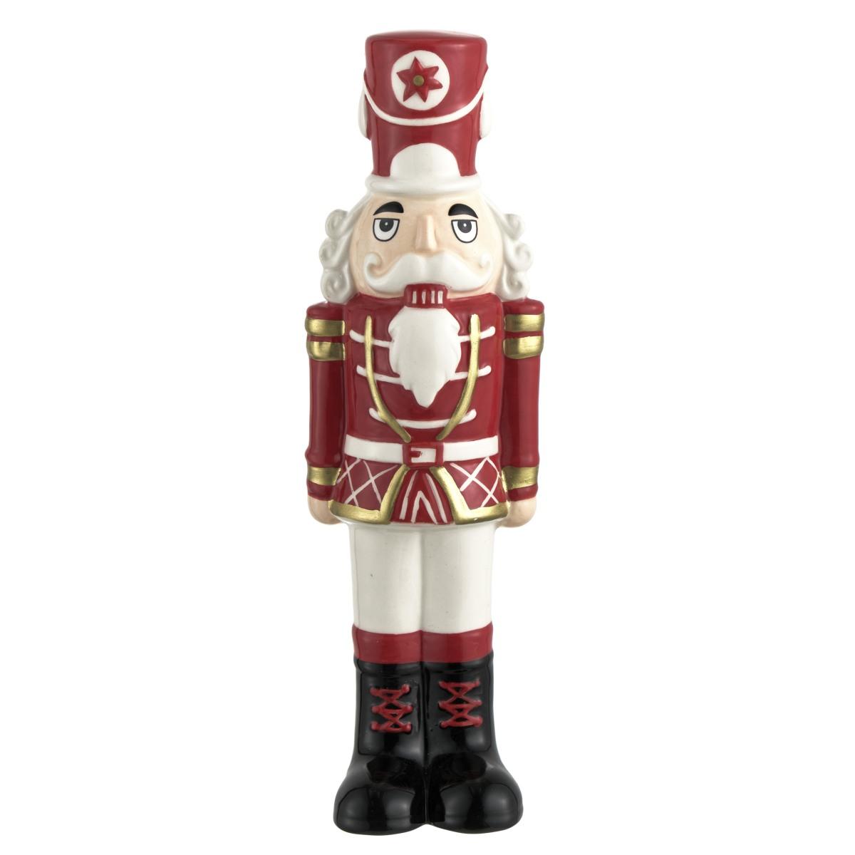 Soldatino Schiaccianoci cm.22 Ceramica Dipinto a Mano |Montemaggi