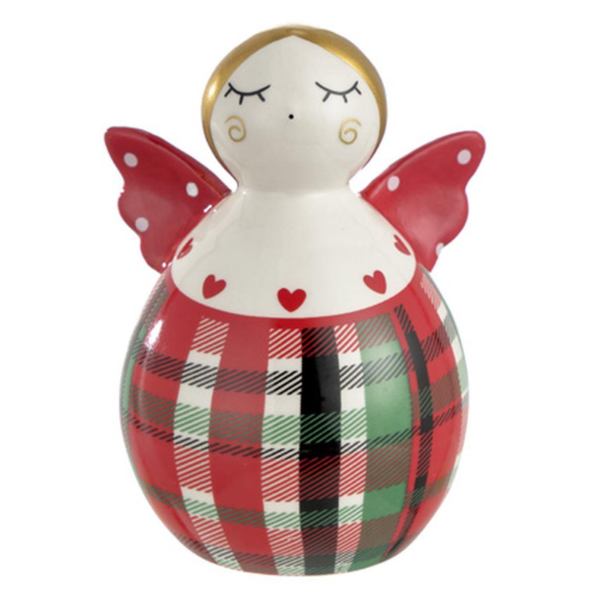 Angelo Porcellana Tartan cm.13x10xh16 |Montemaggi