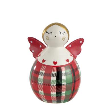 Angelo Porcellana Tartan cm.9x8x12 |Montemaggi