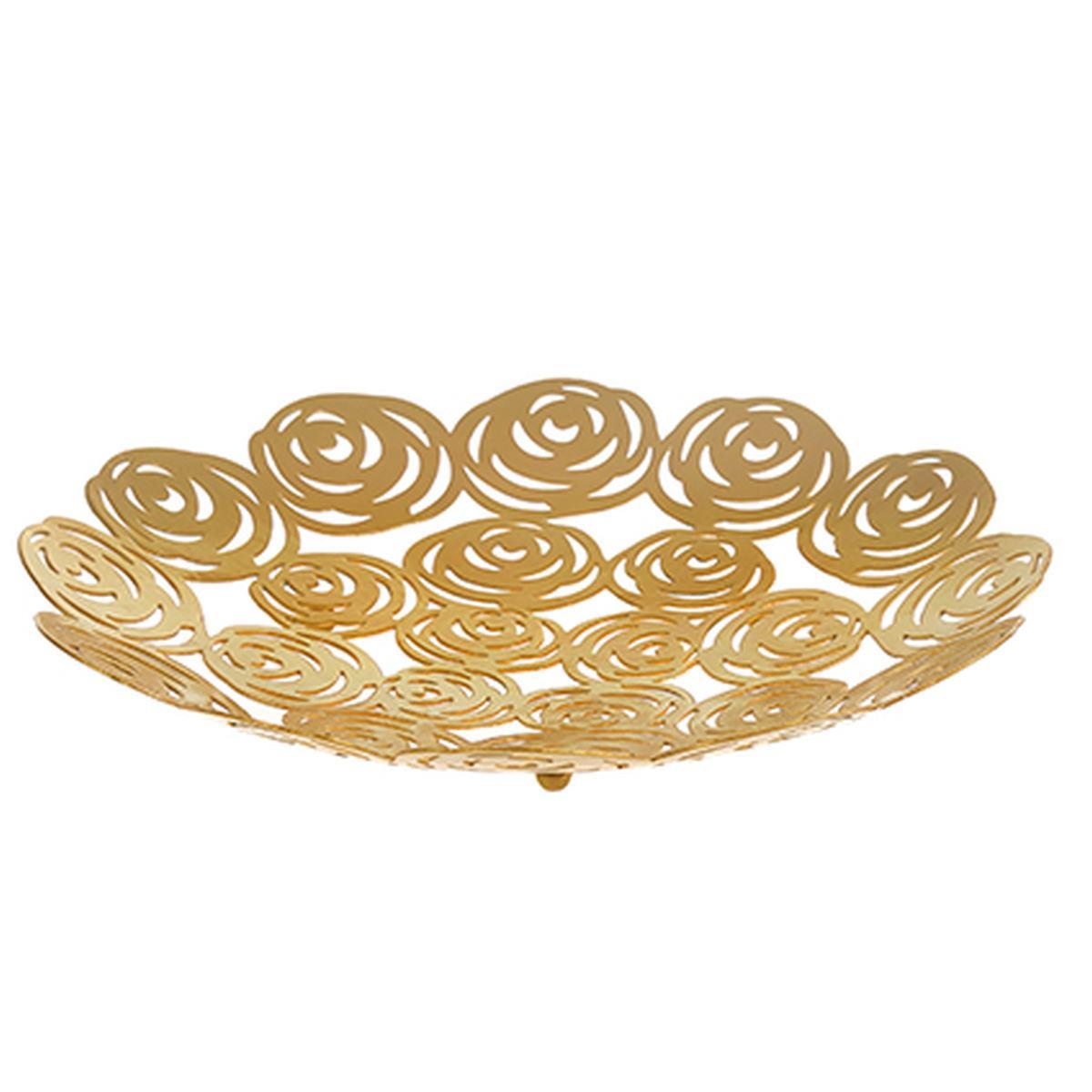 Portafrutta Metallo Rose Oro cm.30 |Montemaggi