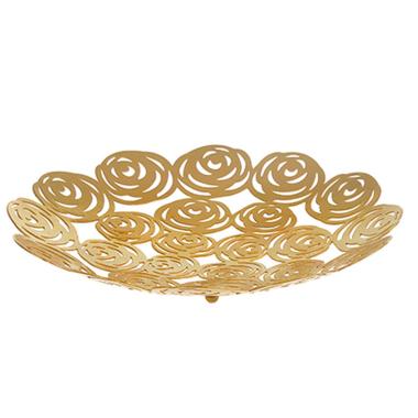 Portafrutta Metallo Rose Oro cm.30 |Montemaggi