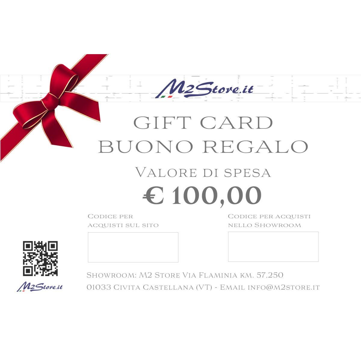 Gift Card in Cofanetto del valore di 100 euro