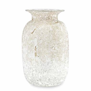 Vaso Vetro Moonrise Bianco cm.21x34 |Fade