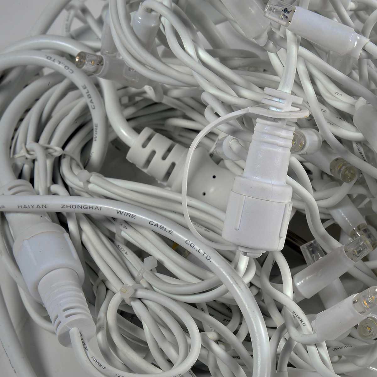 Luci Natale Tenda Esterno Professionale LED 114 Bianco Caldo Prolungabili cm.300Xh80 |Silani