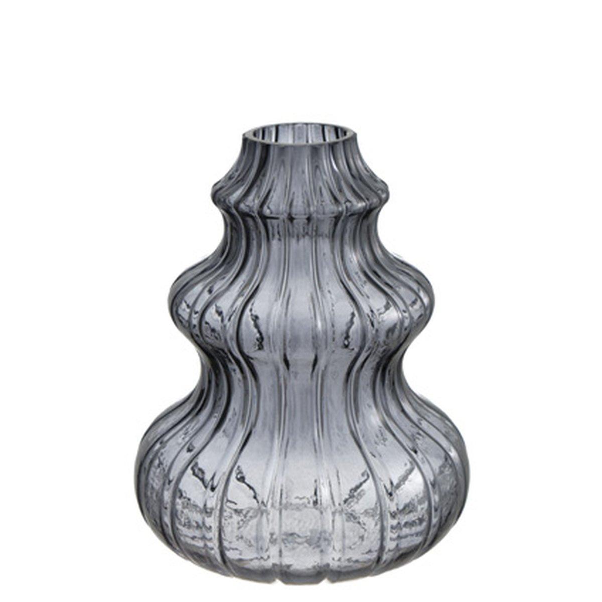 Vaso Vetro Sagomato Blu cm.17x22,5 |Montemaggi