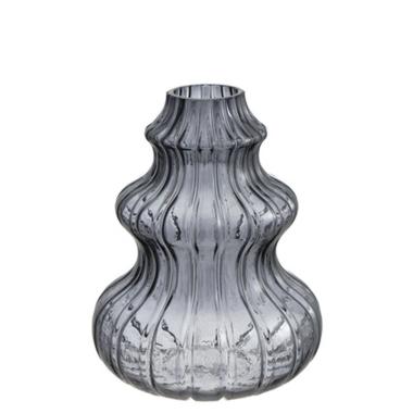 Vaso Vetro Sagomato Blu cm.17x22,5 |Montemaggi