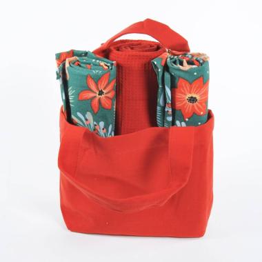 Strofinaccio in Tessuto con Borsetta Dolcetti Set pz.3 |Montemaggi