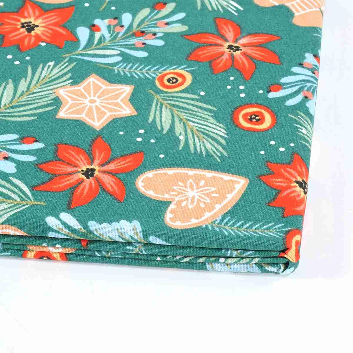 Tovaglia Natalizia cm.160x300 Cotone Fantasia Dolcetti |Montemaggi