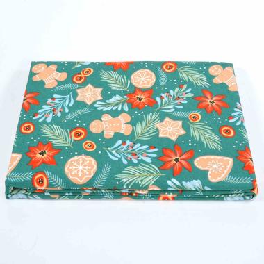 Tovaglia Natalizia cm.160x300 Cotone Fantasia Dolcetti |Montemaggi
