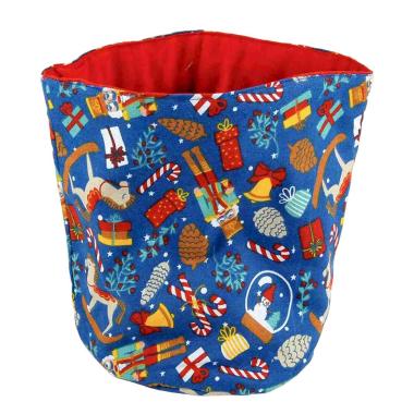 Portapane in Tessuto Fantasia Schiaccianci cm.18x23 |Montemaggi