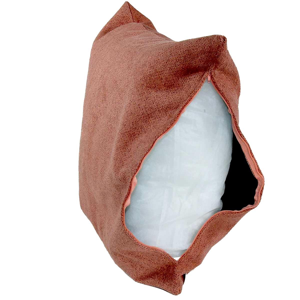 Cuscino Arredo Boucl Rosa Antico cm.53x53x22 | Alore Casa