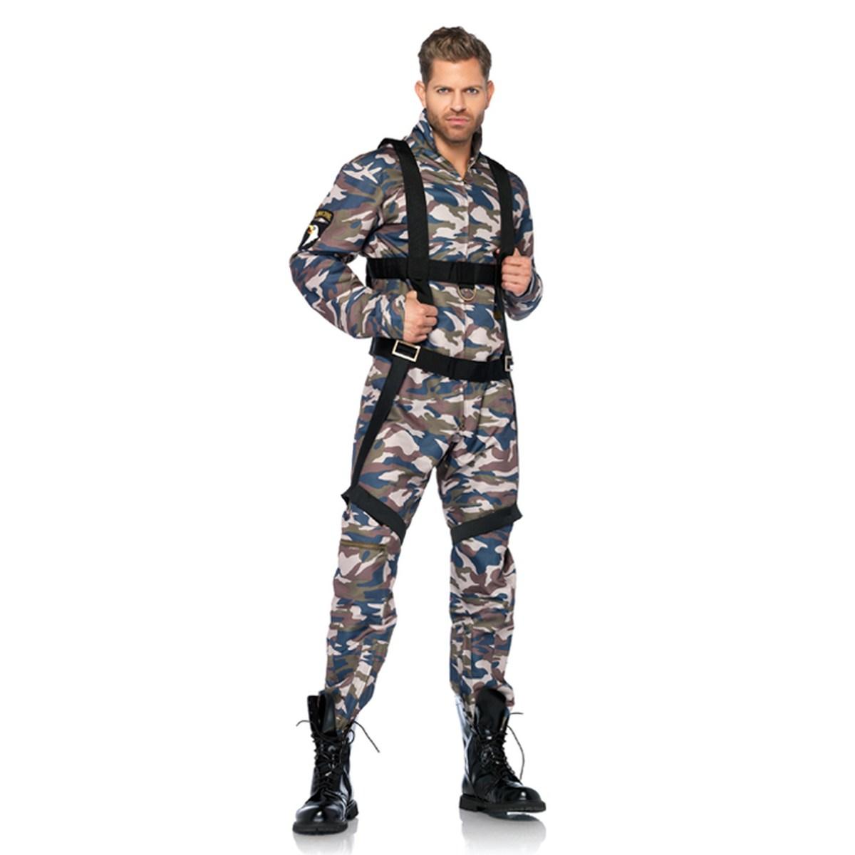 Costume Paracadutista con Imbracature |Leg Avenue