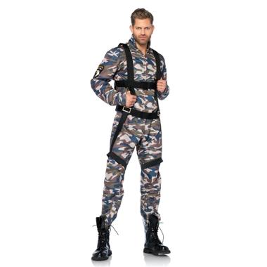 Costume Paracadutista con Imbracature |Leg Avenue