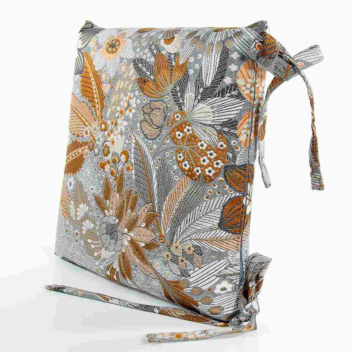 Cuscino Sedia Morbidone Jaquard cm.41x41x8 | Alore Casa