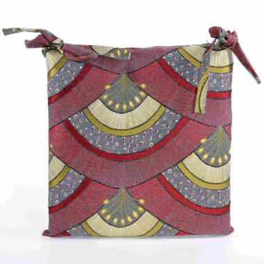 Cuscino Sedia Morbidone Jaquard cm.41x41x8 | Alore Casa