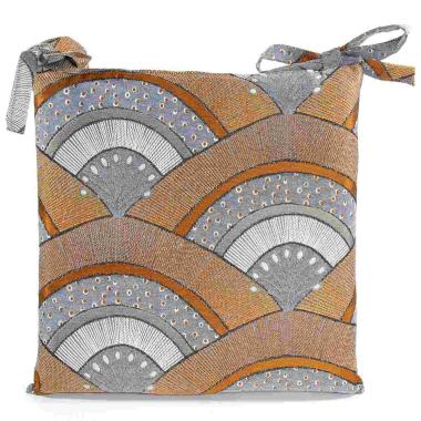 Cuscino Sedia Morbidone Jaquard cm.41x41x8 | Alore Casa