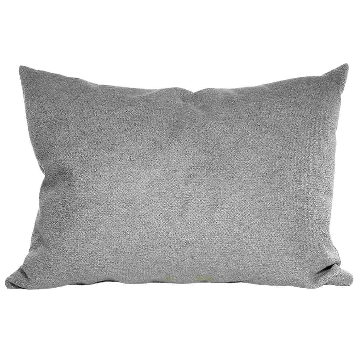 Cuscino Arredo Boucl Grigio Chiaro cm.40x60x20 | Alore Casa