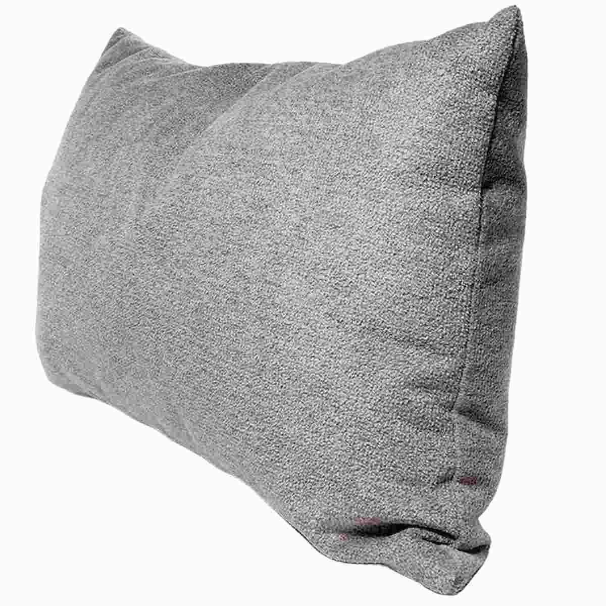 Cuscino Arredo Boucl Grigio Chiaro cm.40x60x20 | Alore Casa