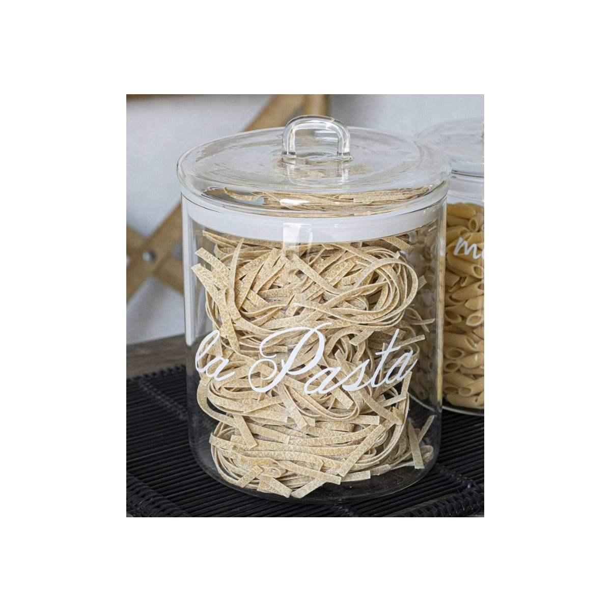 Barattolo Vetro Simple Day La Pasta cm.15x22 |Simple