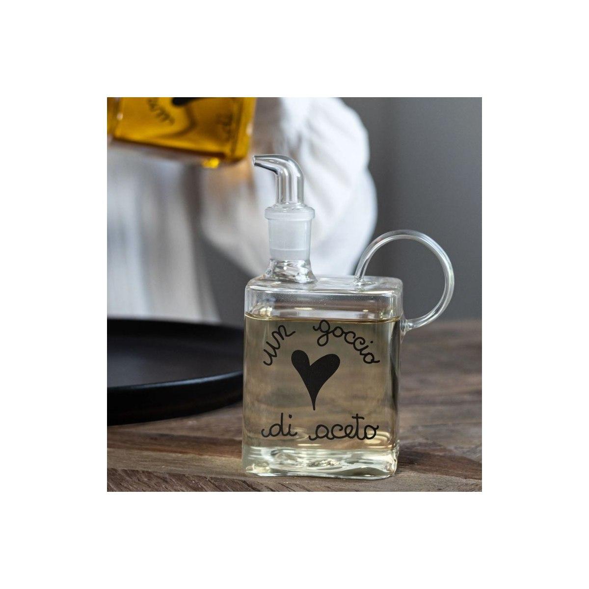 Acetiera Vetro Simple Day con Manico ml.400 | Simple