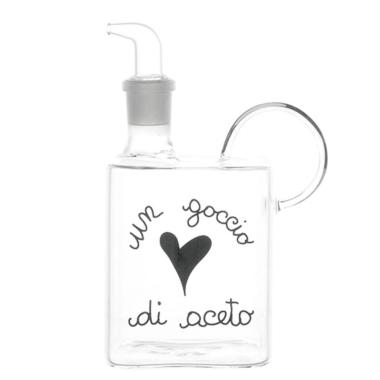 Acetiera Vetro Simple Day con Manico ml.400 | Simple