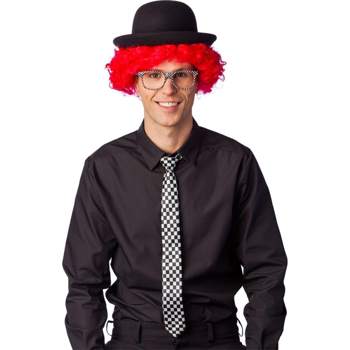 Cravatta Quadri Bianchi e Neri |Orlob