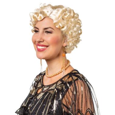 Parrucca Bionda Anni '20 Riccia |Orlob
