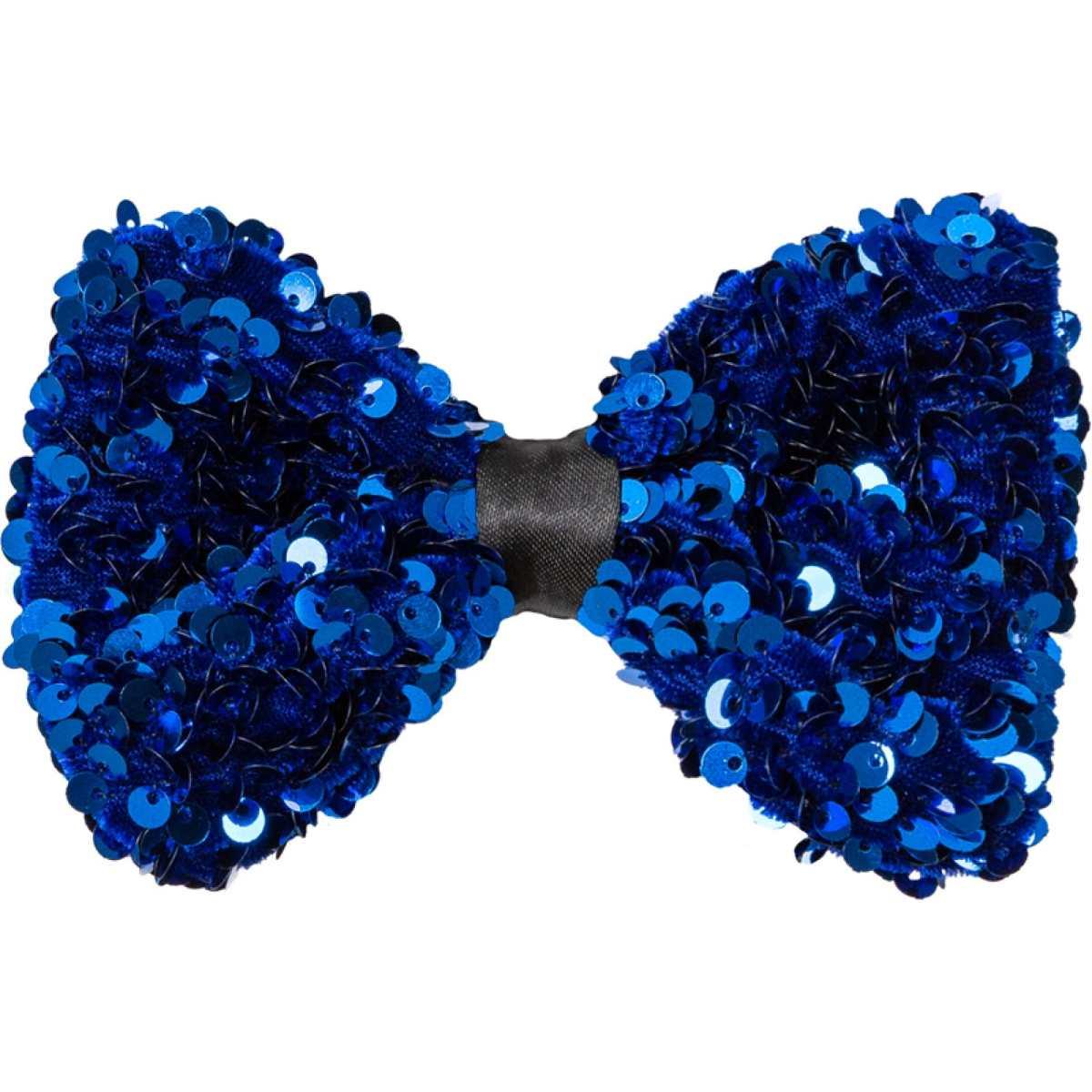 Papillon Paillettes Blu |Orlob