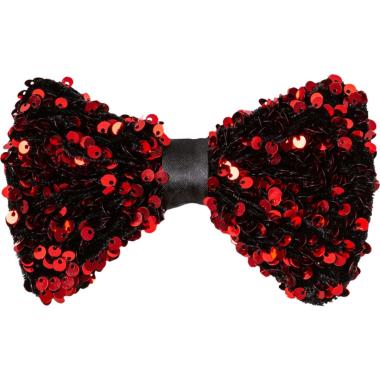 Papillon Paillettes Rosso |Orlob
