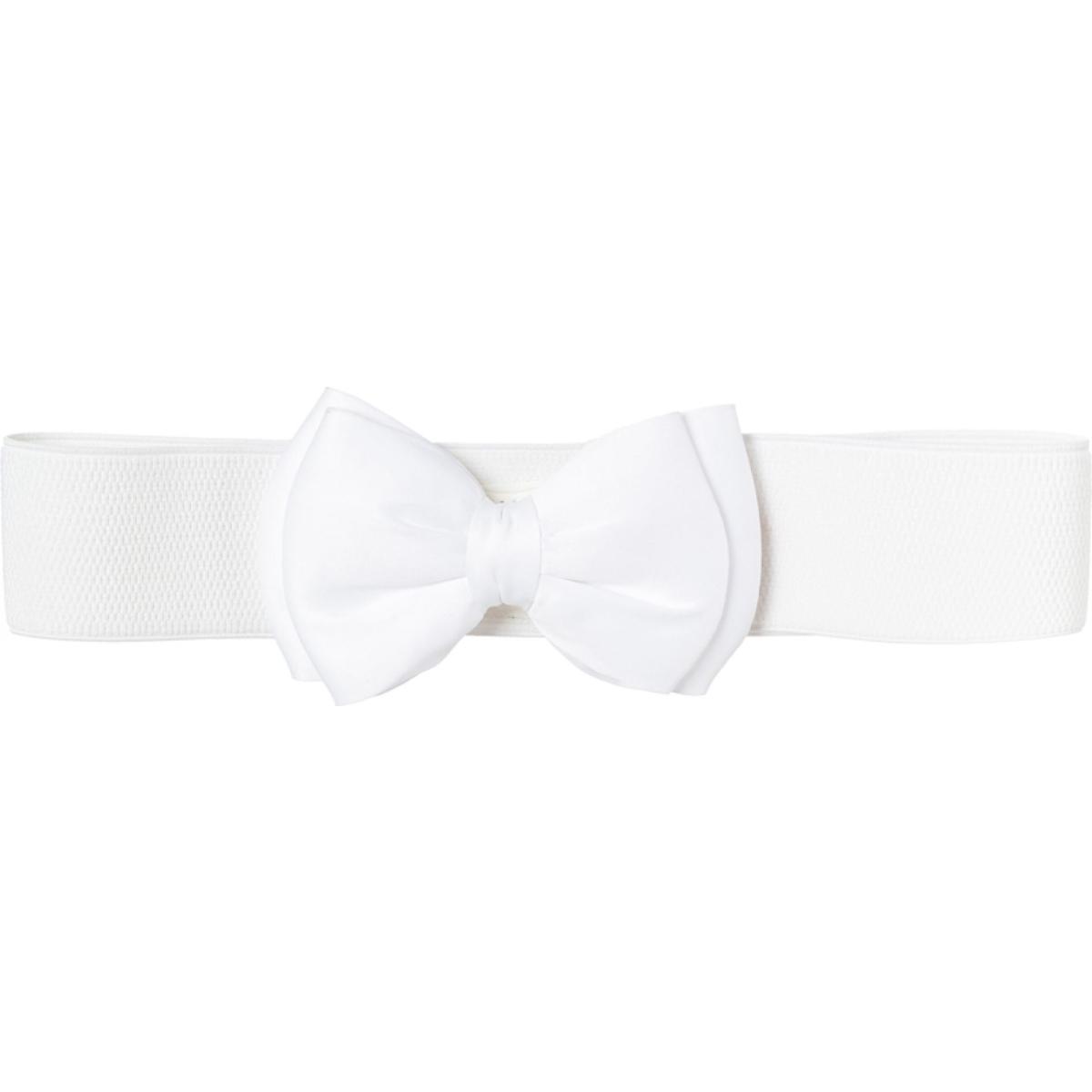Cintura Bianca con Elastico e Fiocco Anni '50 |Orlob