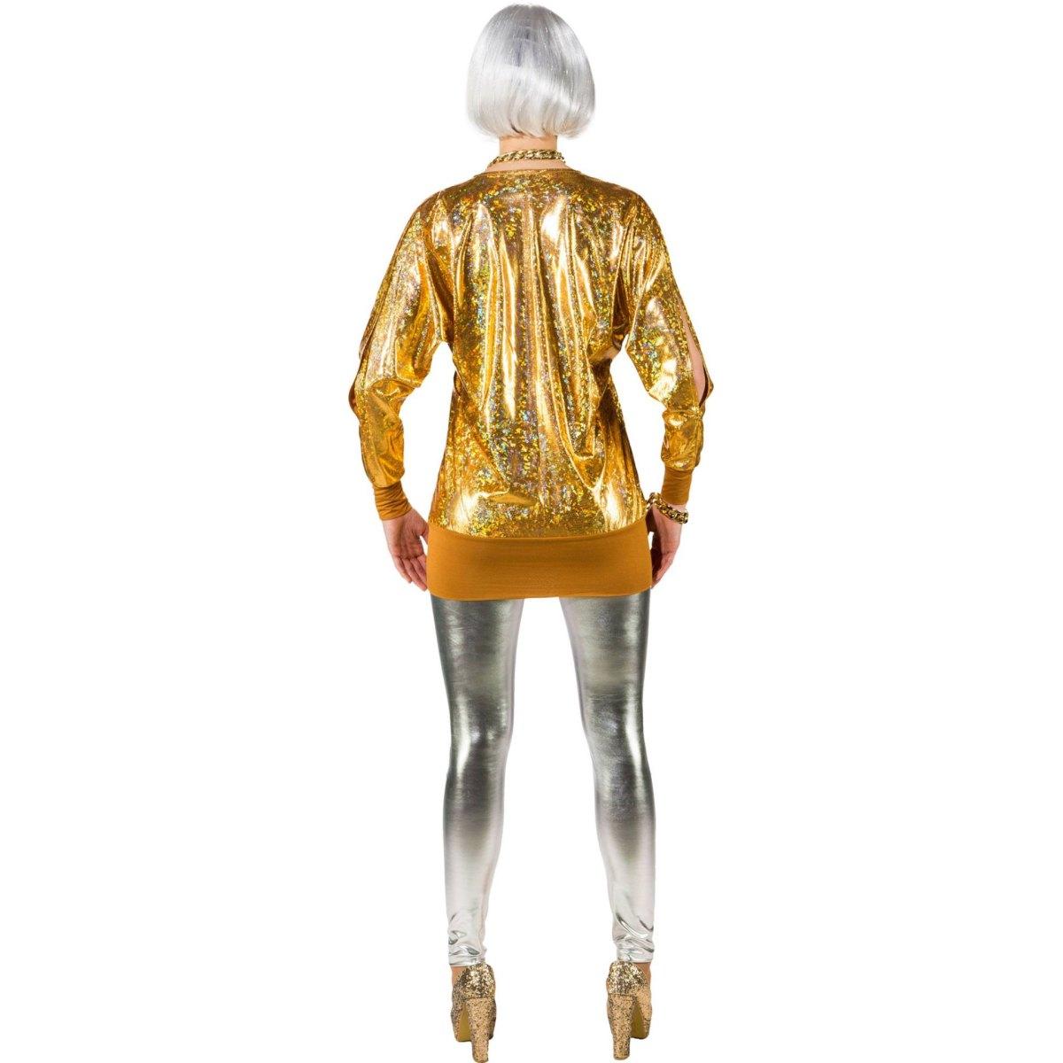 Costume Costume Maglia Oro Disco |Orlob