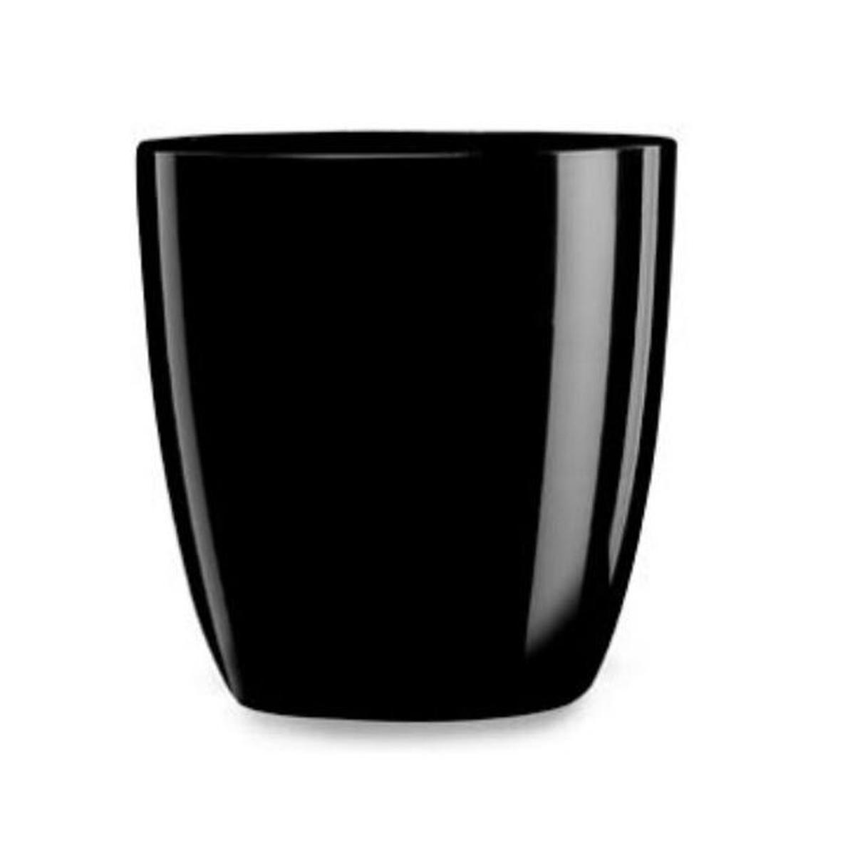 Bicchieri Vetro Set pz.6 Acqua Blake Nero ml.300 |Fade